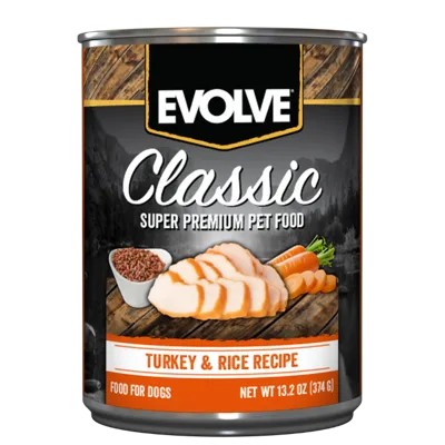 EVOLVE DOG LATA PAVO 13.2 OZ