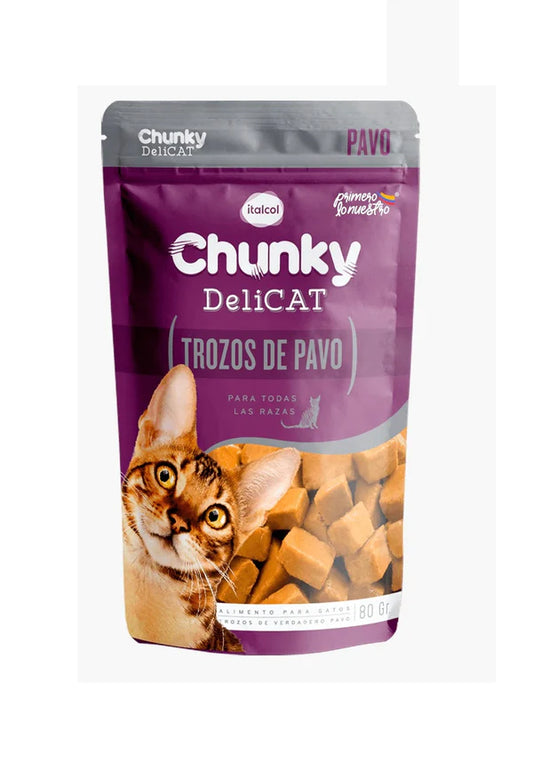 Chunky Pouch Delicat Pavo 80gr