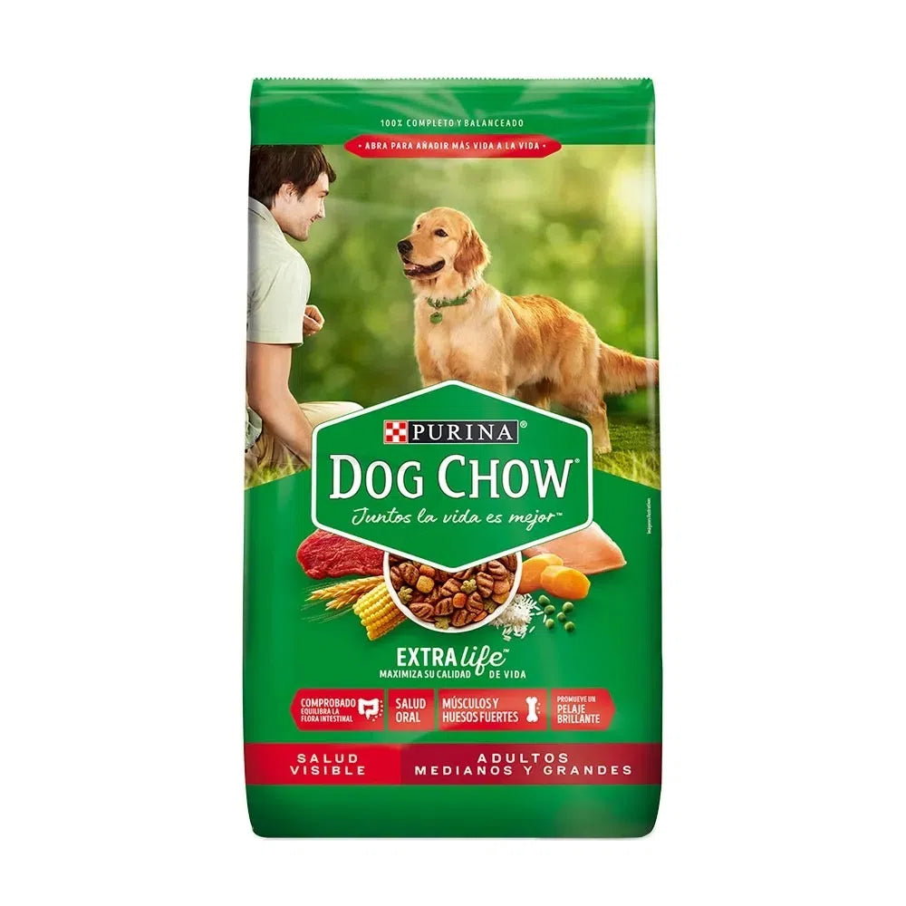 Dog Chow Adultos Medianos Grandes Salud Visible