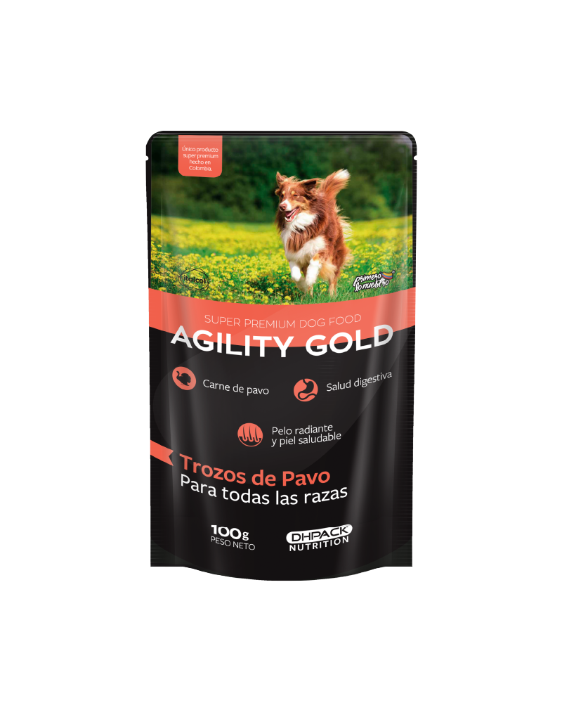 AGILITY GOLD POUCH PAVO X 100 GR