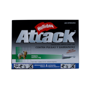 Attack Antiparasitario Perros De 0 A 5 Kg | 1 Tubo X 0.5 Ml