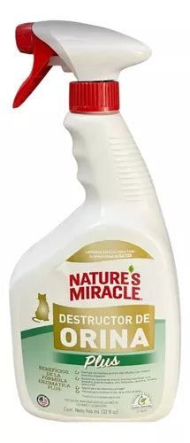 NATURE`S MIRACLE DESTRUCTOR DE ORINA PARA GATO 32OZ